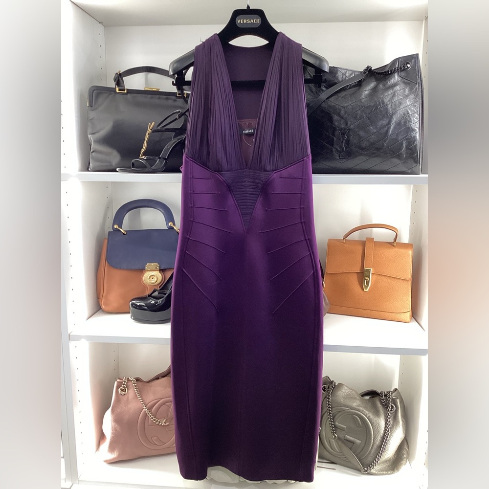 Versace Sz 44/12 Purple DRESS